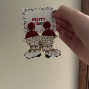 Boot Christmas Earrings